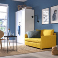 FRIDHULT Sofa-bed, Skiftebo yellow, 119 cm