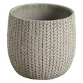 Verve Plant Pot Knit, outdoor, 29cm, ebige