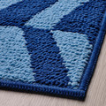 FRIMÄRKE Door mat, blue/light blue, 40x60 cm