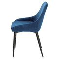 Upholstered Chair Floyd Velvet, blue