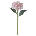 SMYCKA Artificial flower, in/outdoor/Hydrangea light pink, 45 cm