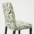 BERGMUND Chair, black, Fågelfors multicolour