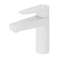 GoodHome Wash-basin Mixer Tap Cavally, matt white