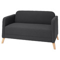 LINANÄS 2-seat sofa, Vissle dark grey, 137x80.5x77 cm