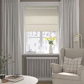 RINGBLOMMA Roman blind, beige, 100x160 cm