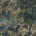 GoodHome Vinyl Wallpaper on Fleece Ammo, dark turquoise