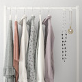 NORDLI Add-on clothes rail, white, 80-80 cm