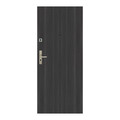 Flat Entrance Door Dominos 90, right, graphite