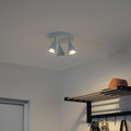 NÄVLINGE Ceiling spotlight with 3 spots, white