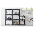 BROR Shelving unit, black, 234x55x190 cm