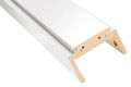 Adjustable Door Frame Header 80-100mm 80, chalk-white