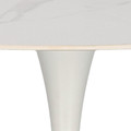 Table Simplet Skinny Premium Stone 90cm, white