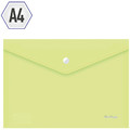 Envelope Plastic Wallet File A4 1pc, lime green