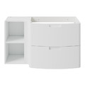 GoodHome Wash-basin Cabinet Himalia 105 cm, right, white