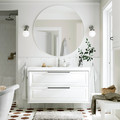 TÄNNFORSEN Wash-stand with drawers, white, 120x48x63 cm