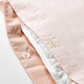 STRANDTALL Duvet cover and 2 pillowcases, dark pink/light pink, 200x200/50x60 cm