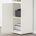 EKET Cabinet combination with feet, white, 35x35x107 cm