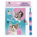 Secret Diary & Pop It Bracelet Gift Set Kitten