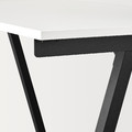 TROTTEN Desk, white/anthracite, 160x80 cm