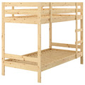 MYDAL Bunk bed frame, pine, 90x200 cm