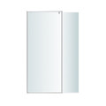 GoodHome Walk-in Shower Ezili 80 + 38 cm, chrome/transparent