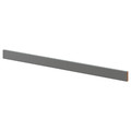 FÖRBÄTTRA Rounded deco strip/moulding, dark grey, 221 cm