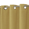 GoodHome Curtain Linen 140 x 260 cm, light gold