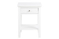 Nightstand Bedside Table Linnea, white