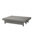 ÄLVDALEN 3-seat sofa-bed, Knisa grey-beige