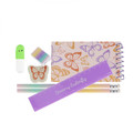 School Set Pencil Case with Accessories Pastel