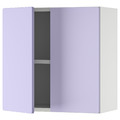 SMÅSTAD Wall cabinet, white lilac/with 1 shelf, 60x32x60 cm