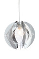 GoodHome Pendant Lamp Bastberg 31cm E27, chrome