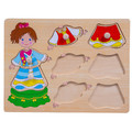 Smily Play Wooden Puzzle Dreess up 18m+