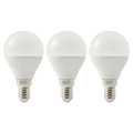 LED Bulb P45 E14 5.7W 470lm, frosted, warm white, 3 pack
