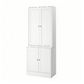 HAVSTA Storage combination with doors, white, 81x47x212 cm