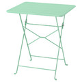 SUNDSÖ Table, light green outdoor, 65x65 cm