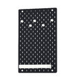 SKÅDIS Pegboard combination, black, 36x56 cm