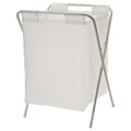 JÄLL Laundry bag with stand, white, 50 l