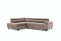 Corner Sofa-Bed Left Dragonis Beige Vogue 4 Taupe