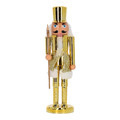 Nutcracker Christmas Decoration 28cm, hat, gold