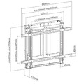 MacLean Interactive Whiteboard Wall Hanger 37-55" MC-852