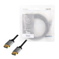 LogiLink HDMI Cable 4K 60Hz 3 m, black