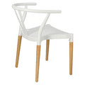 Chair Wicker PP Simplet, white