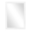 Mirror 50x70 cm, matt white frame