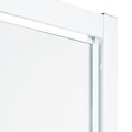 Pivot Shower Door Onega 80 cm, white/patterned