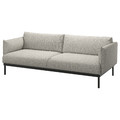 ÄPPLARYD 3-seat sofa, Lejde light grey