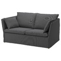 BACKSÄLEN 2-seat sofa, Hallarp grey