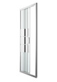 GoodHome Sliding Shower Door Beloya 80 cm, chrome/mirror glass