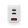 everActive Wall Charger EU Plug USB/USB-C QC4+ 65W, white