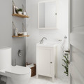 GoodHome Freestanding Bathroom Vanity Cabinet Perma 44 cm, white